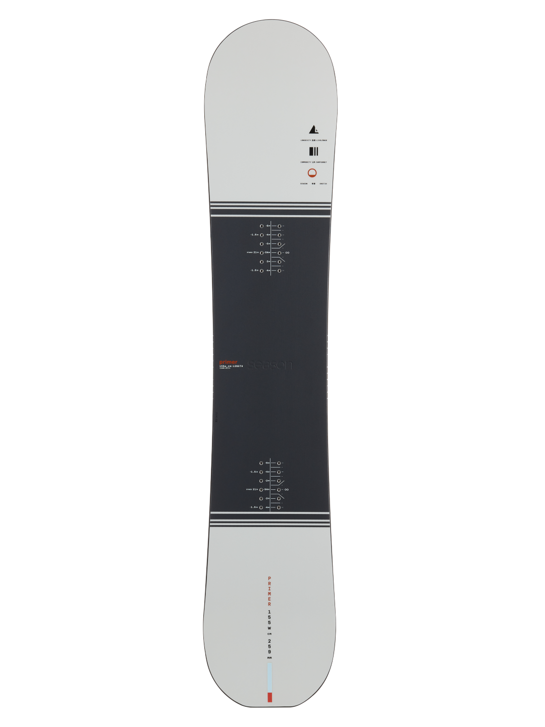 Season Primer Snowboard | Gray | Season Eqpt. | Intermediate level Season Primer Snowboard | Gray | Season Eqpt. | Intermediate level