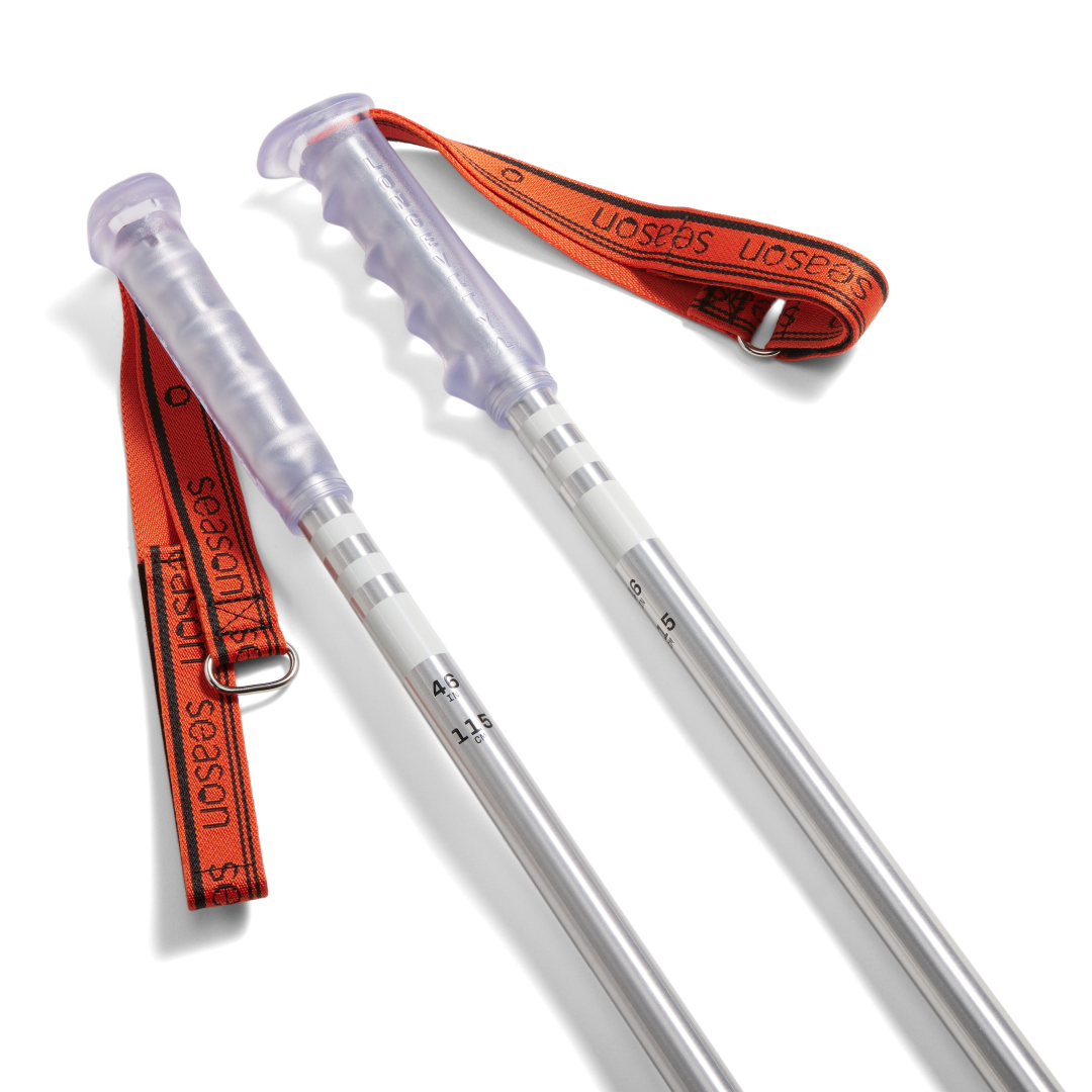 Season Primer Ski Poles Various Colors Fixed length ski poles