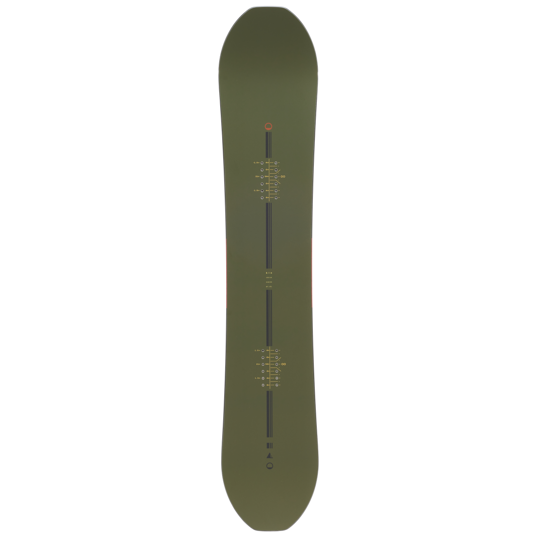 Kin Snowboard — studio product photo