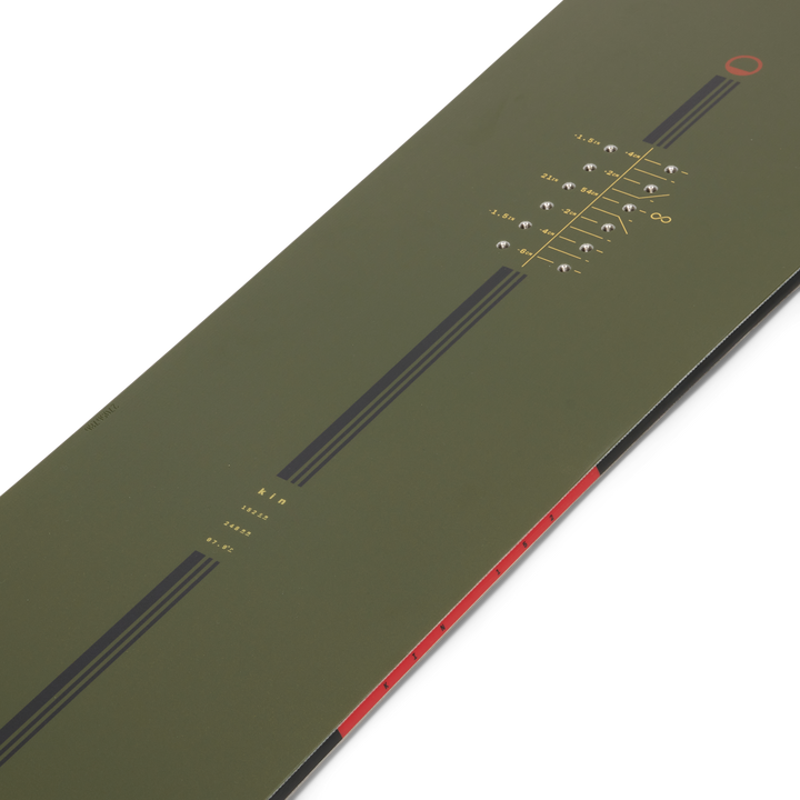Kin Snowboard — studio product photo