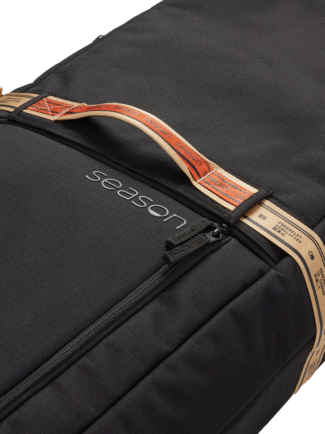 Ski and Snowboard Padded Travel Roller Bag with wheels Season Black