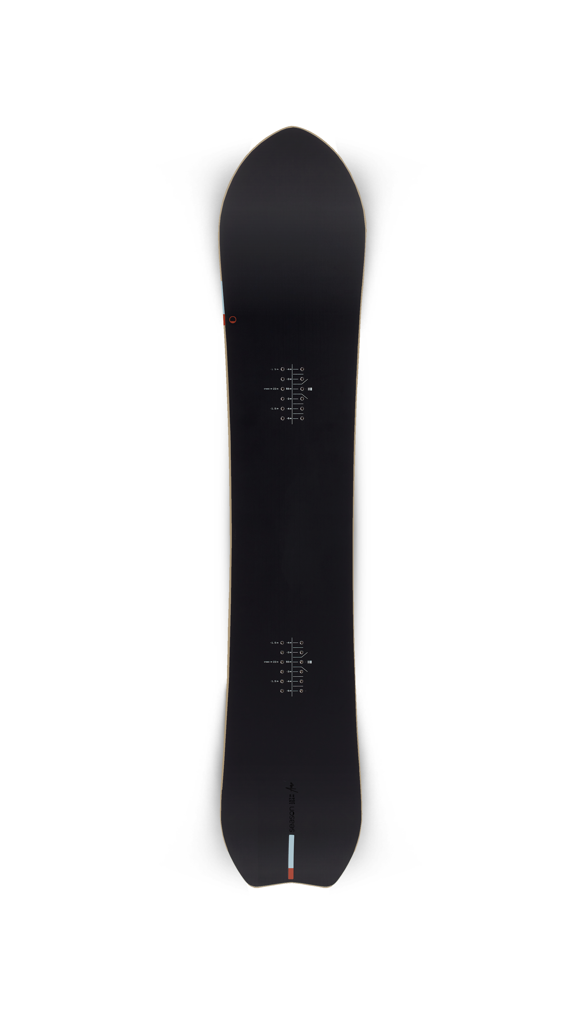 season eqpt スプリッドボード 153 シール付き season eqpt スプリッドボード 153 シール付き