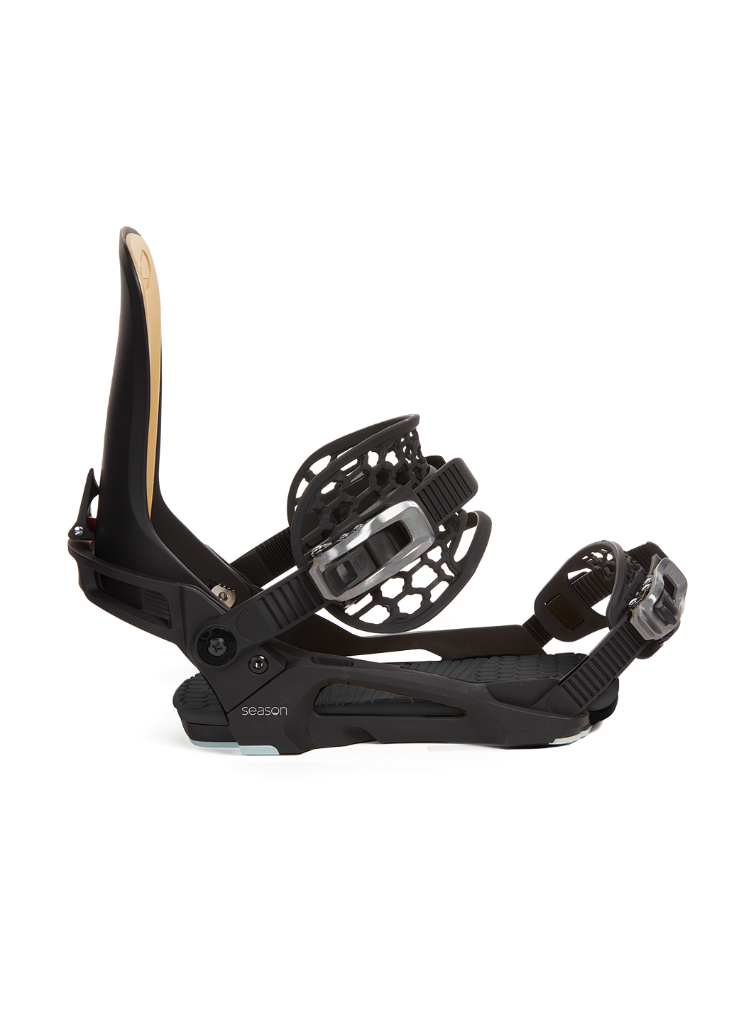 Universal Snowboard Binding Season Black Designed for riders of